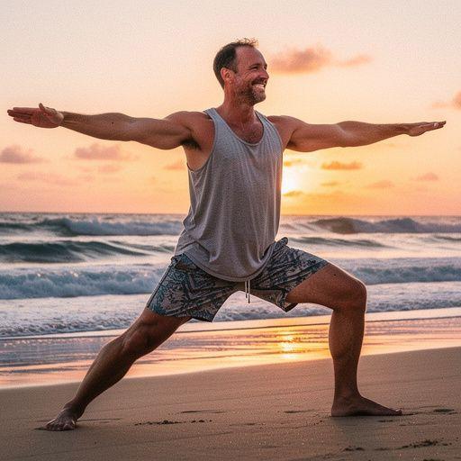 Zespół certyfikowanych nauczycieli jogi uśmiechających się do kamery na zakończenie zajęć.